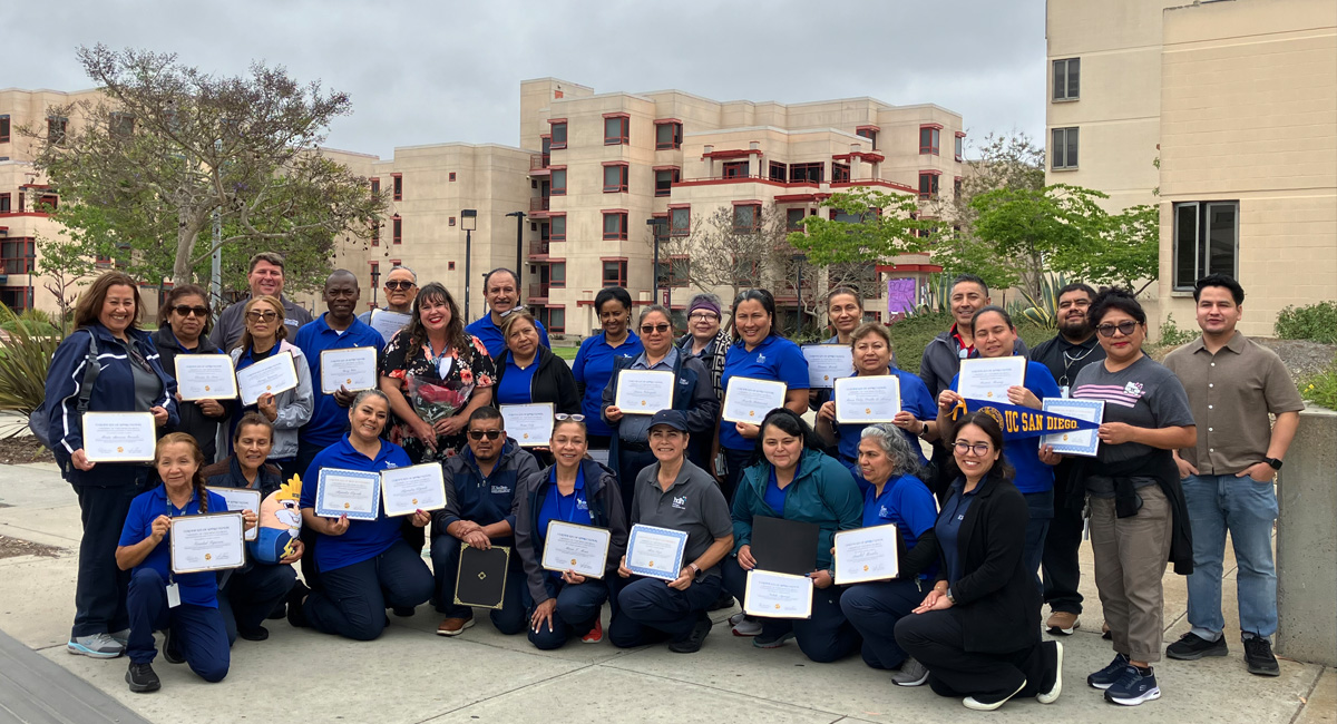 RRSS HR representatives and staff participants in the ESL program